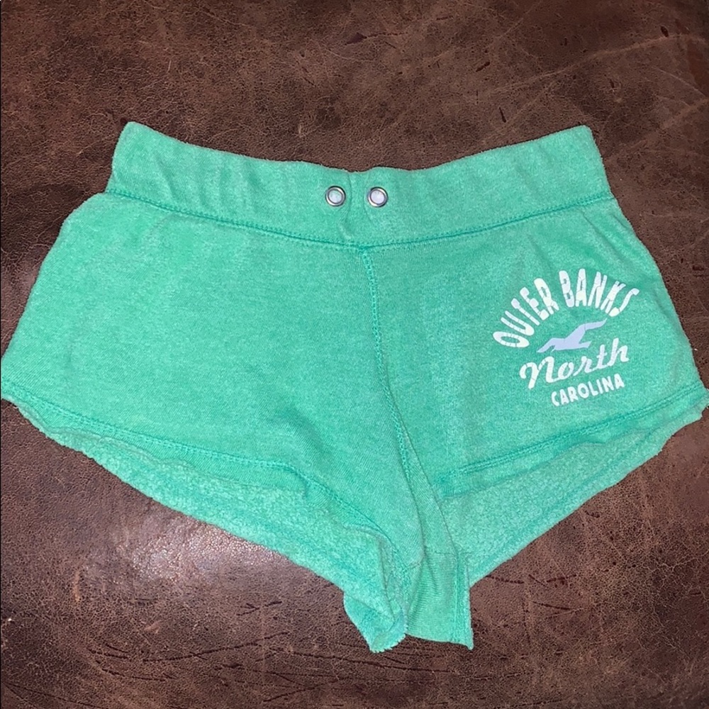 Comfy Green High Waisted Shorts